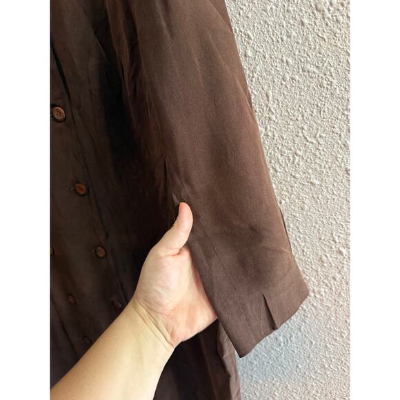 August Silk Dress 100% Silk Size 12 - Picture 6 of 6